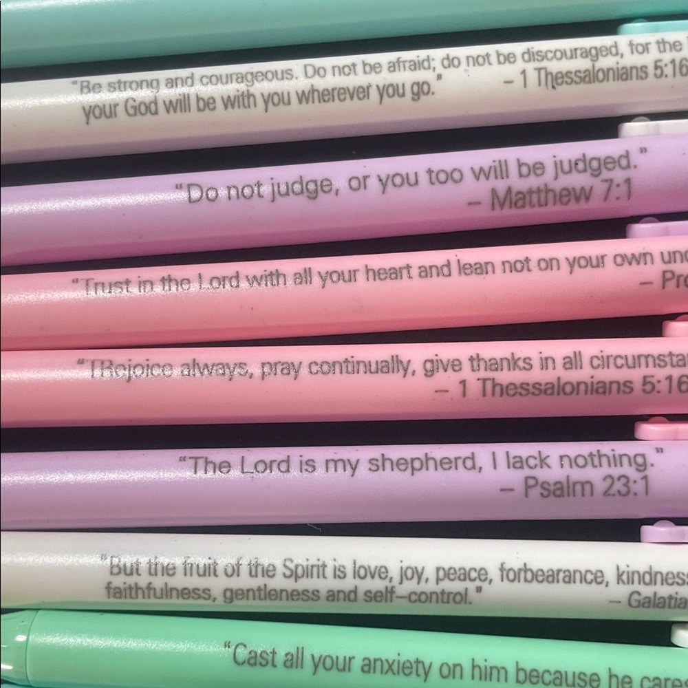 Colorful Inspirational Pens Set - Picture 2 of 2